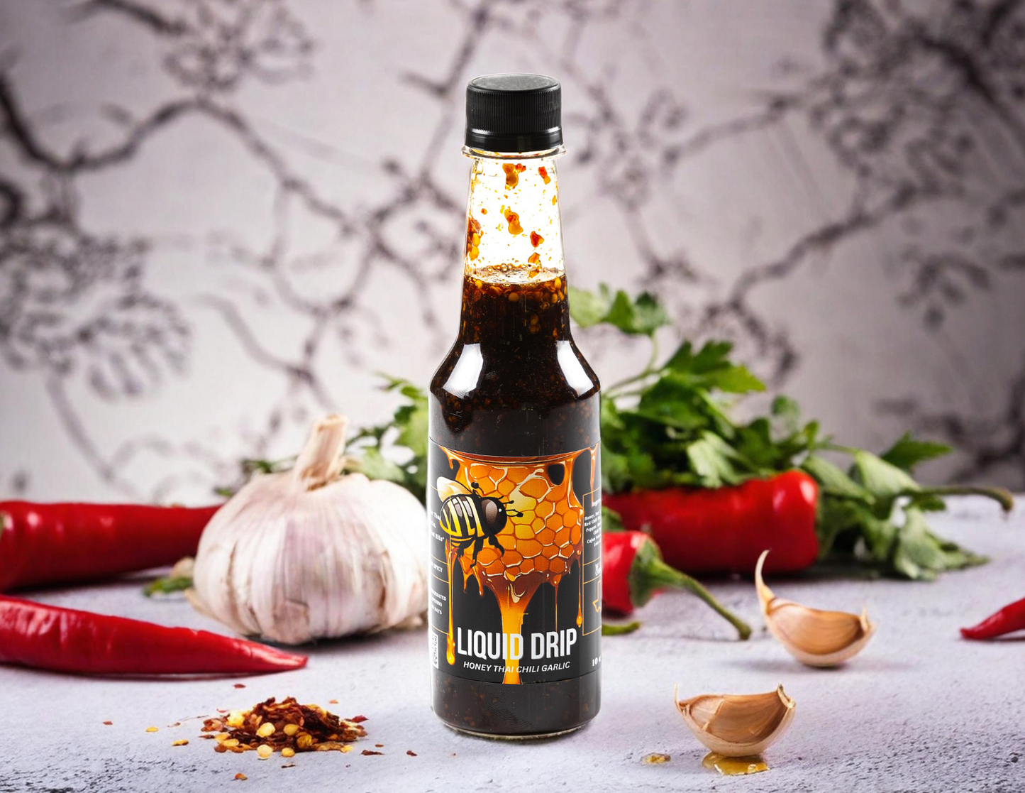Liquid Drip Honey Thai Chili Garlic Sauce (Set of 2)