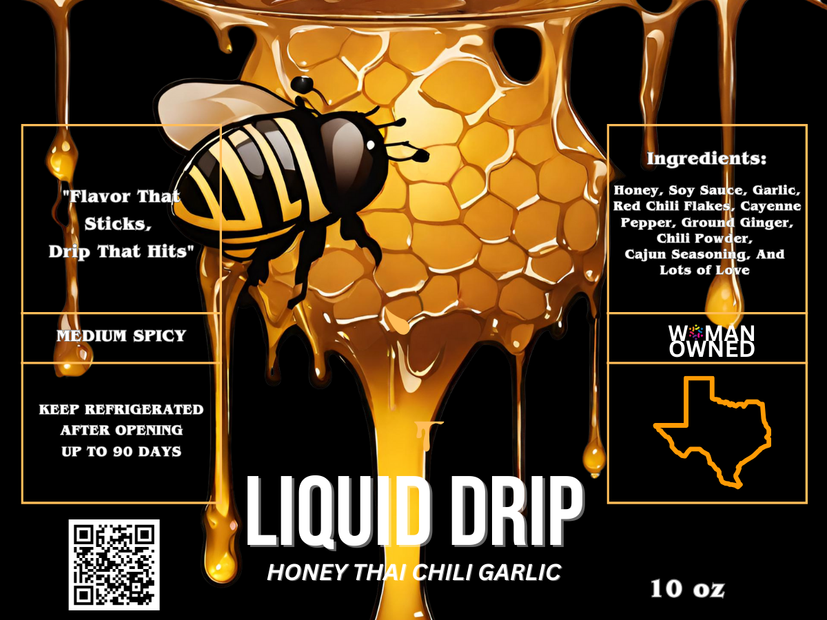 Liquid Drip Honey Thai Chili Garlic Sauce (Set of 2)